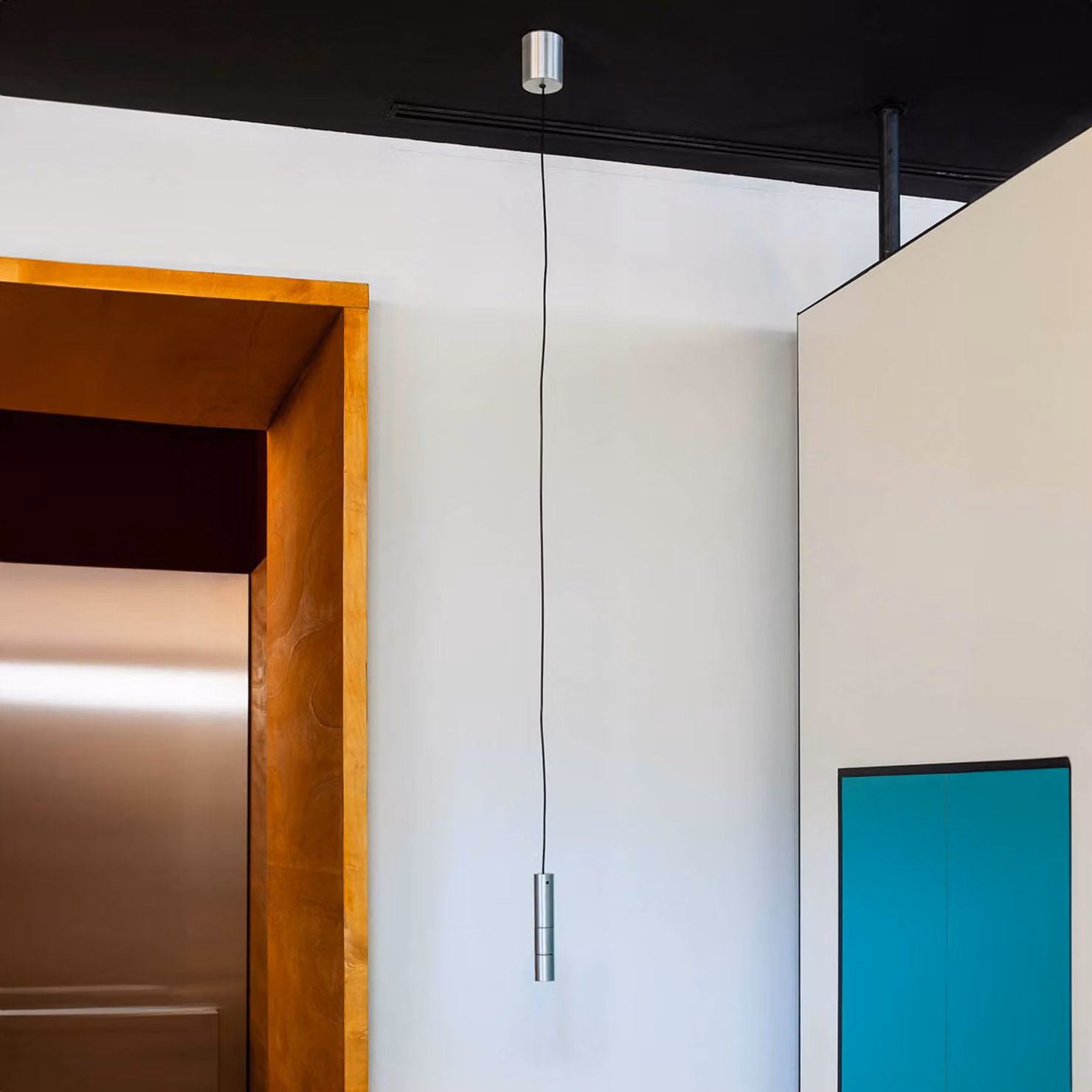 Nemo Lampada a sospensione LED, colore alluminio, 2700K, 15-60°, Type, dimmerabile, Alluminio / Grigio / Zincato, Soggiorno / Sala da pranzo, Alluminio, Moderno