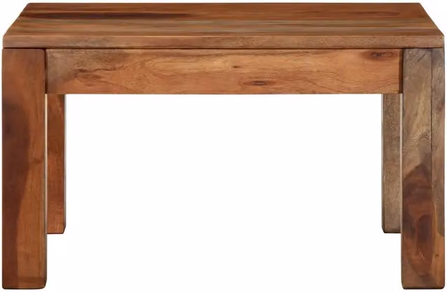 Tavolino da caffè quadrato in legno di acacia marrone vidaXL L/P/H: 60 x 60 x 35 cm