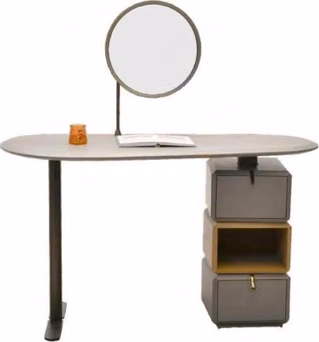 Design Schminktisch mit Spiegel Luxus Schlafzimmer Möbel 2tlg. Anrichte