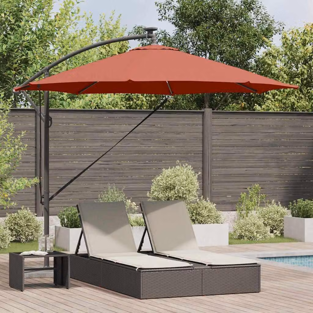 Maison Exclusive - Ombrellone, dimensioni 294 x 294 x 248 cm, realizzato in poliestere e alluminio
