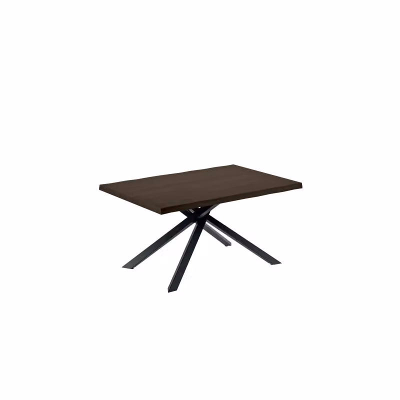 Tavolo da pranzo allungabile Spike Stones moderno in legno e metallo L/P/H: 160/240 x 90 x 76 cm – 2