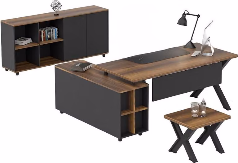 Bürotisch Schreibtisch Tisch Executive Desk Multifunktionstisch Büroeinrichtung