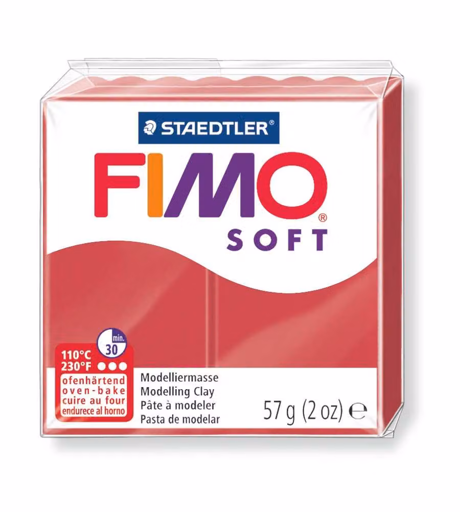 Pasta fimo soft 26 - 56 g ciliegia