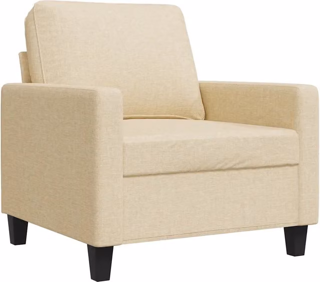 Poltrona Relax Beige con Braccioli e Struttura in Metallo per Soggiorno