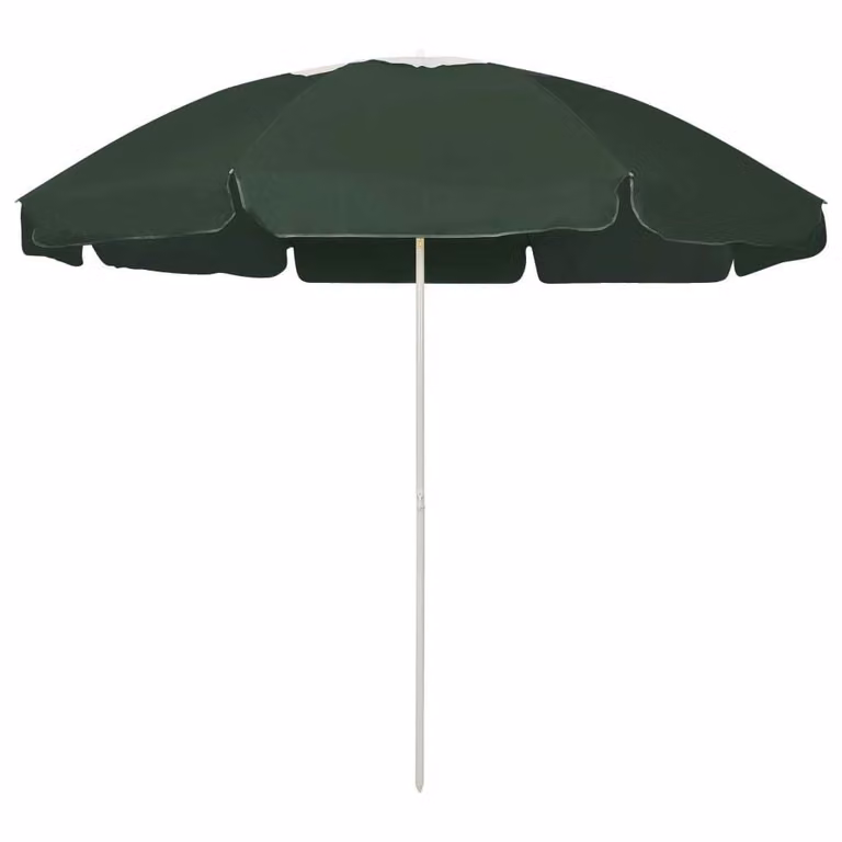 Maison Exclusive - Ombrellone da spiaggia verde 240 cm