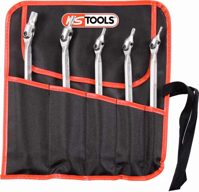KS TOOLS Set di chiavi Torx a doppio snodo 5 pz - 517.0320