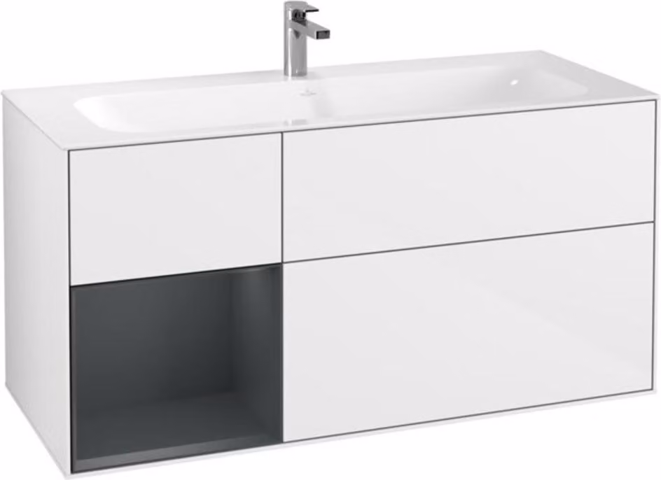 Mobiletto V&B Finion 119,6x59,1cm, Rg l md b m La, g wh. Lac