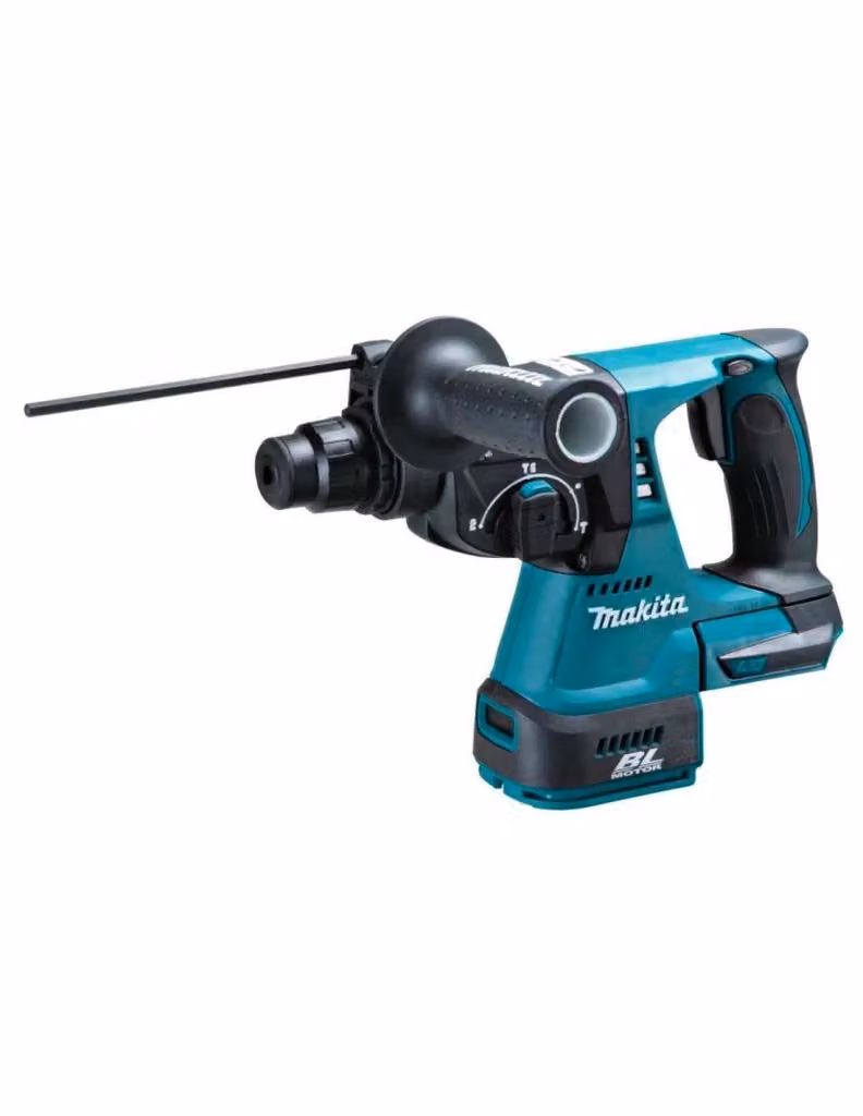 Tassellatore Makita DHR242RTJ con 2 batterie da 5,0 Ah, caricabatterie DC18RC e sistema di trasporto MAKPAC 4 – 2