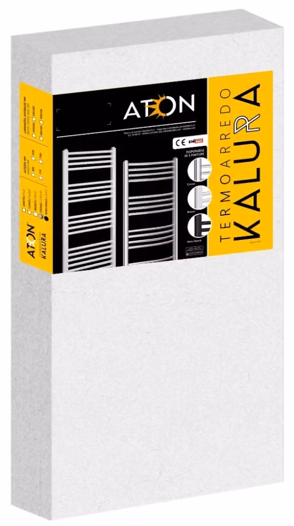 Termoarredo Kalura Aton bianco L: 176 cm, P: 60 cm