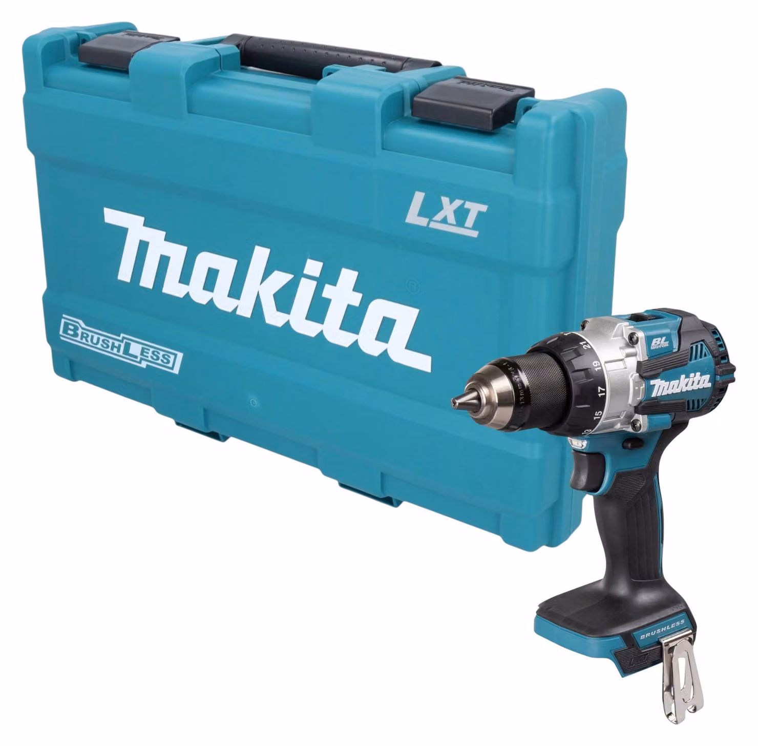 Trapano avvitatore a percussione a batteria Makita DHP 489 ZK 18 V 73 Nm brushless + valigetta - senza batteria, senza caricabatterie