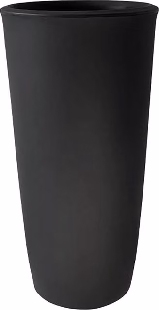 Vaso Dafne 50 GIORDANOSHOP in polietilene colore antracite L/P/H: 35 x 50,5 x 99,5 cm