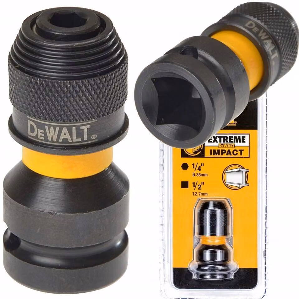 DEWALT Adapter 1/2Zoll auf 1/4Zoll schlagf
