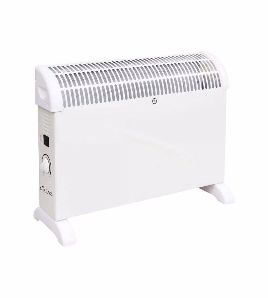 Niklas Termoconvettore Bianco Classic Baby 2000W - 50x20x40 cm