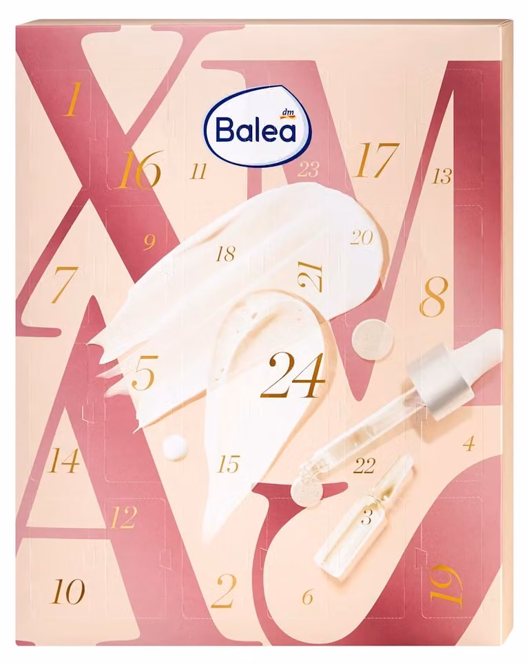 Calendario dell'Avvento Balea 2026, collezione di bellezza per il viso – 24 prodotti.