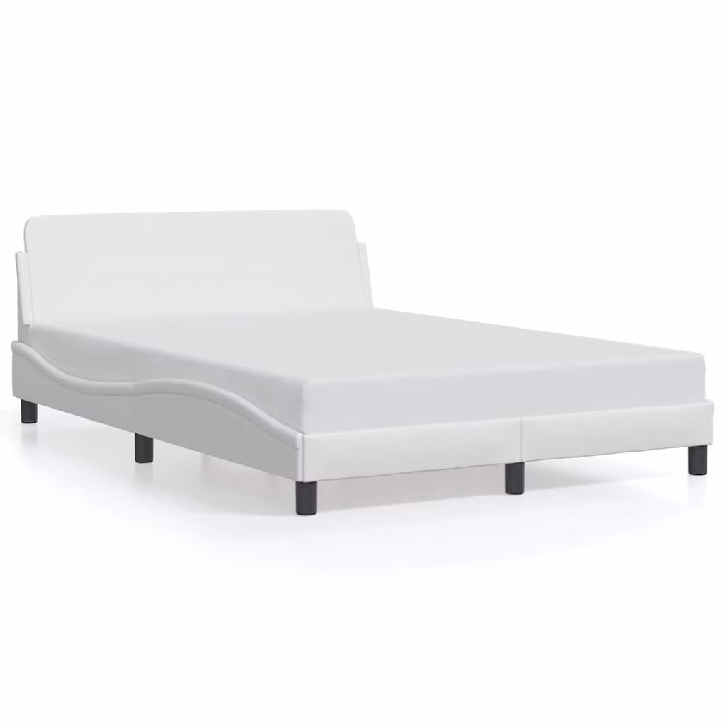 vidaXL Giroletto Dover Bianco in Similpelle L: 140 cm, P: 200 cm