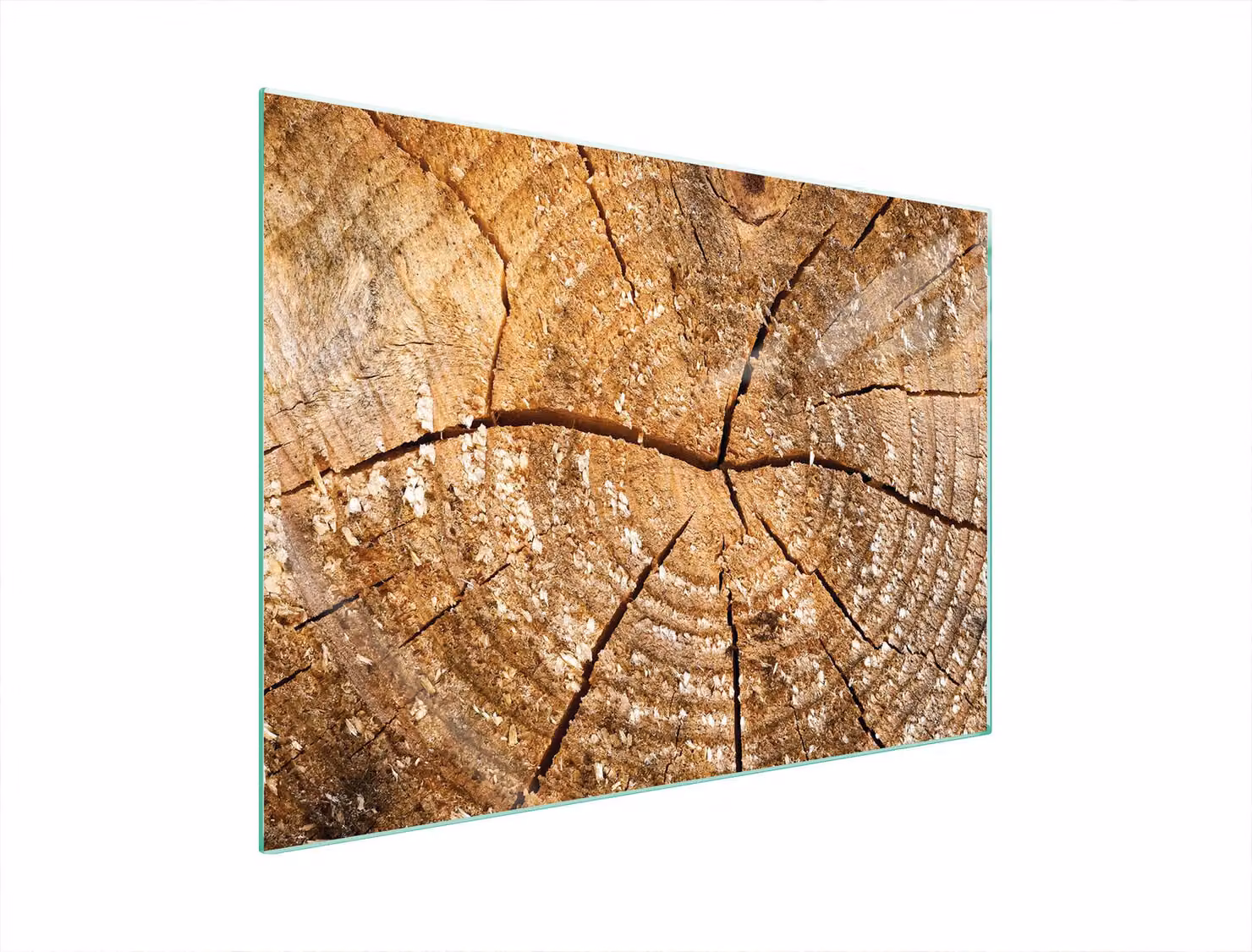Piastra Di Protezione In Vetro Per Forno 70X52 Legno