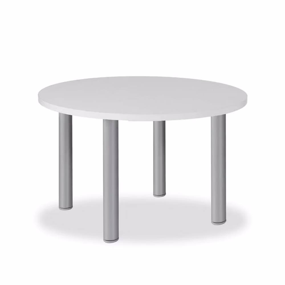Tavolo rotondo Manila Veriaffari bianco moderno L: 90 cm, P: 90 cm, H: 76 cm – 2