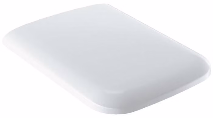 Siège de WC Geberit iCon Square, blanc, avec dispositif d'abaissement automatique, 500.837.01.1, 500.837.01.1