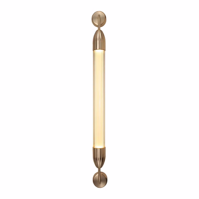 UMAGE Applique da parete di design Lemon Squeeze, dimmerabile, Ottone / Oro, Soggiorno / Sala da pranzo, Metallo, Design, Applique
