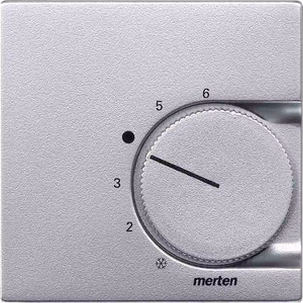 Merten Piastra centrale in alluminio per inserto termostato ambiente 536260