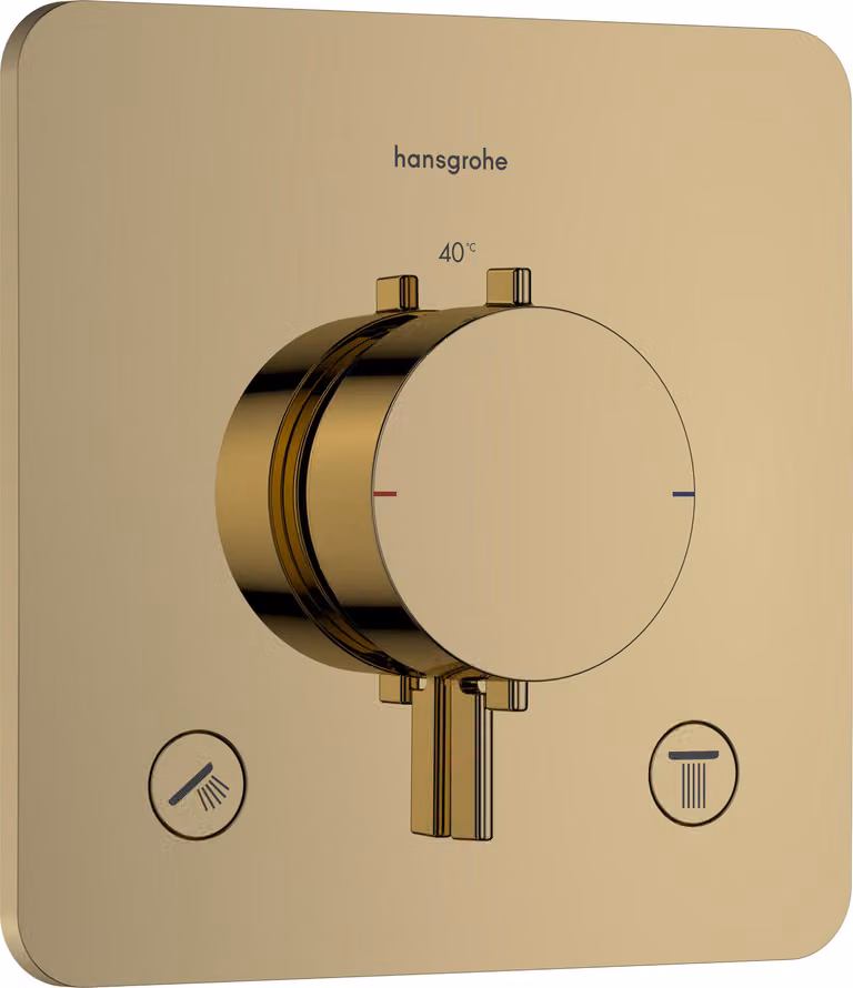 hansgrohe Ecostat Comfort Q Thermostat encastré pour 2 consommateurs, 33713990, 33713990
