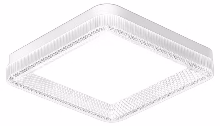 Plafoniera, ad alta efficienza energetica, design confortevole per gli occhi, 36W, luce bianca fredda, confezione da 2 pezzi