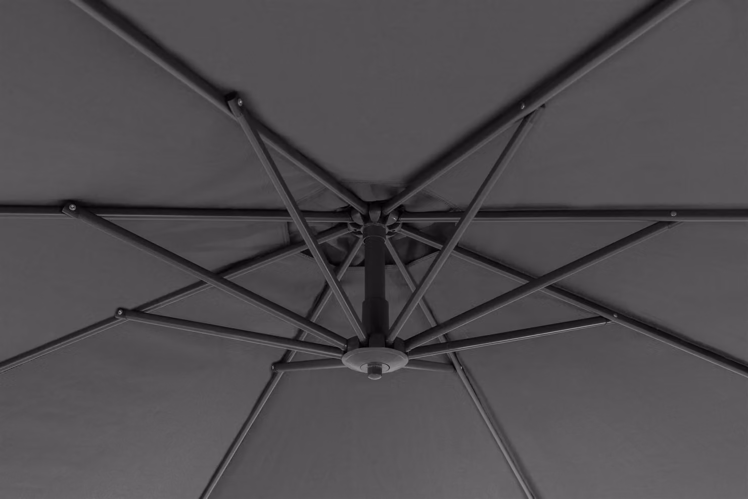Ombrellone ROJA laterale 3 m grigio