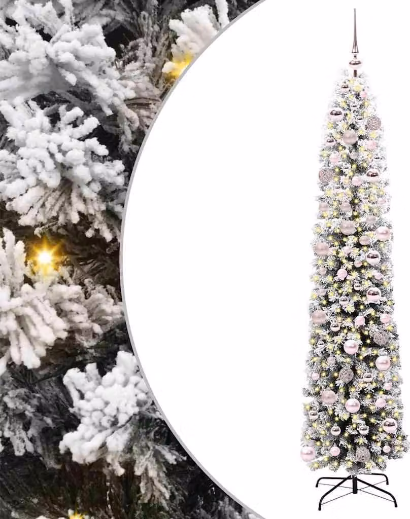 Maison Exclusive - Albero di Natale artificiale con 300 LED e supporto verde 180 cm