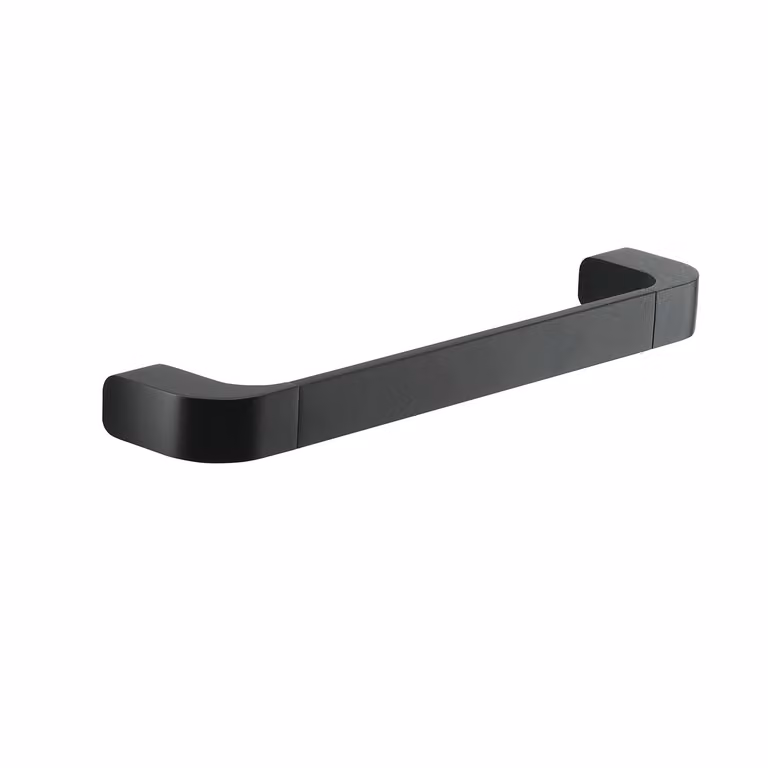 Portasalviette 35 cm in ottone, acciaio inox e Cromall 3221-35 Gedy serie OUTLINE Nero Opaco