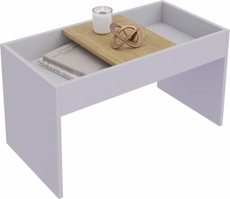 Tavolino in legno | Tavolino semplice | Dimensioni ca. H. 39 x W. 71 x D. 36 cm | Tavolino da salotto | Tavolino - Mantila