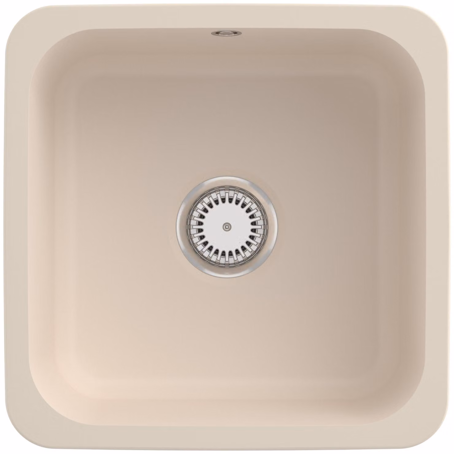 Lavello Villeroy&Boch, lavello da cucina Cisterna 50 Ivory 450x450mm, larghezza base 50cm