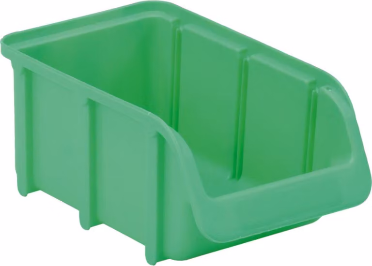 hünersdorff 672400 Sichtlagerkasten Größe 2 0,73 l grün