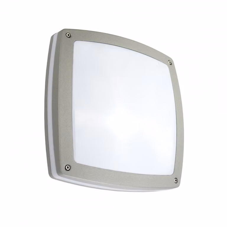 Plafond da esterno 30 cm 2xE27 argento IP44 SU-MA Nex 91022-AL