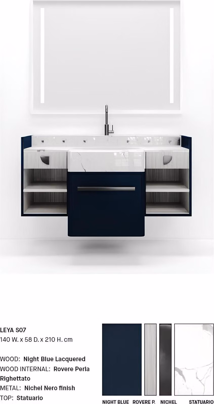 Schwarz Badezimmer Waschbecken Armaturen Badezimmer Möbel Italien Stil