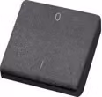 Eltako 30000754 Mini-trasmettitore radio FMH2-sz nero con pulsante a bilanciere