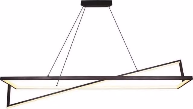 Lampada sospensione LED nera 45W 3000K dimmer V-TAC