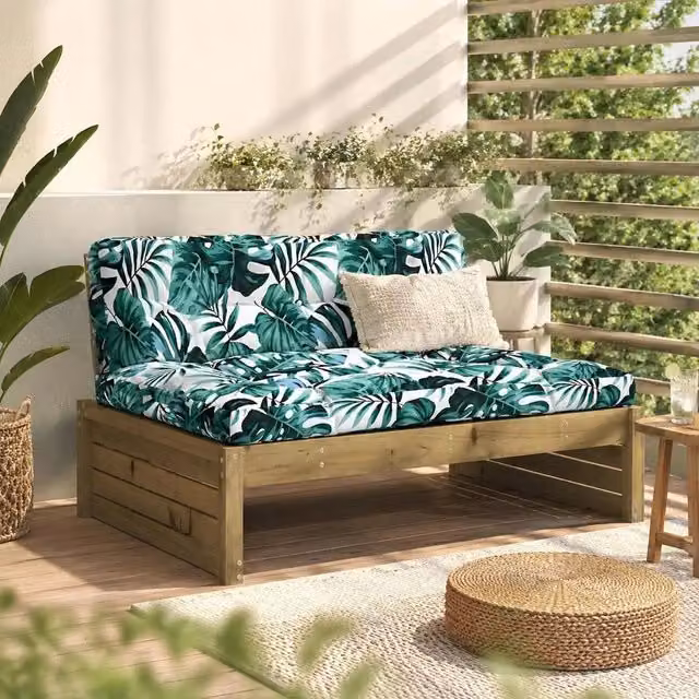 Middle Sofa 120x80 Cm, Pine Wood, Impregnated