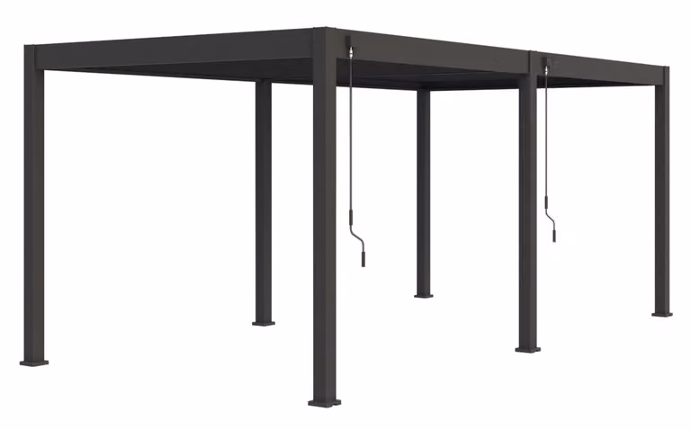 Pergola bioclimatica Rojaplast Intro Plus 600x300x255 cm autoportante antracite