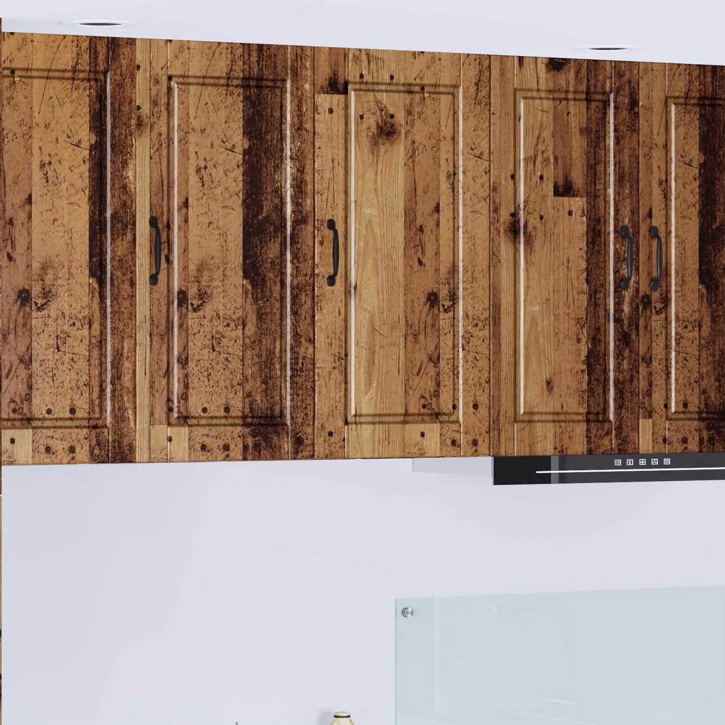Armadietto a muro vidaXL PORTO in legno marrone con ante a battente e ripiani interni L/P/H: 40 x 31 x 80 cm
