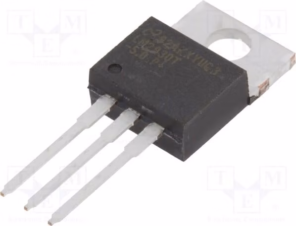 1x IC: Stabilizzatore di tensione 5V, non regolato, 0,15A - 3 LM2930T-5.0/NOPB, non regolato