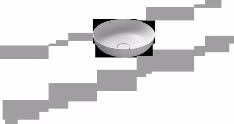 KALDEWEI MIENA Vasque de lavabo 3181, ronde, sans trop-plein, diamètre 380 mm, 909406003711, 909406003711