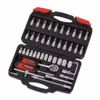 Set di chiavi a bussola KREATOR 46 pezzi chiave a bussola chiave dinamometrica + custodia
