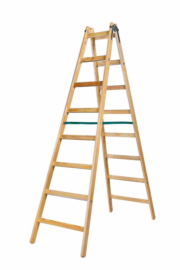 Scala In Legno Premium Braket 2X8 Gradini 240 Cm - Br-01-2801