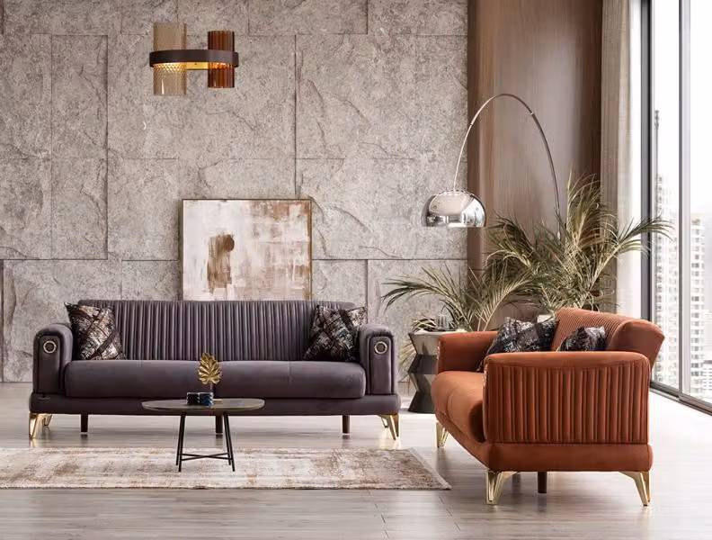 Komfortable Sofagarnitur 3+1 Sitze – Stilvolles Design für Wohnen & Entspannung