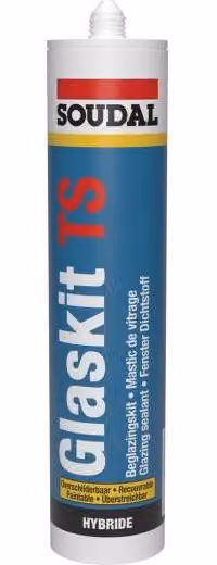 Kit vetro Soudal TS 290ml nero 113426