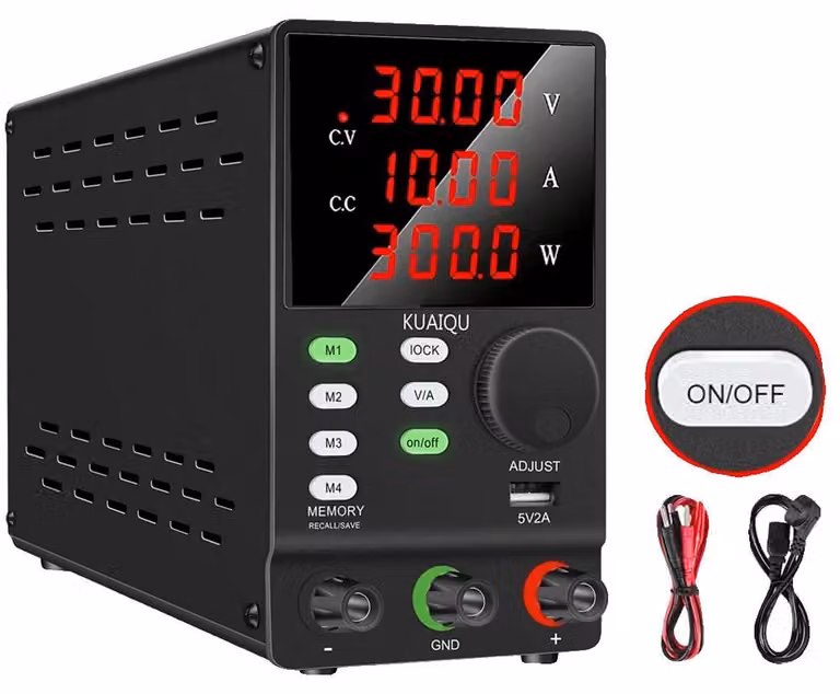Alimentatore CC, memoria programmabile, regolazione della tensione regolabile, SPPS30V10A