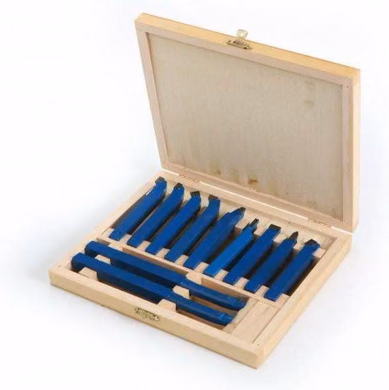Set di 11 punte Widia da 6 x 6 mm