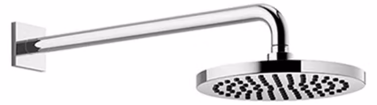 Douche de pluie Dornbracht avec fixation murale, saillie 450mm, Ø 220mm, flowReduce, 28648670-47, 28648670-47
