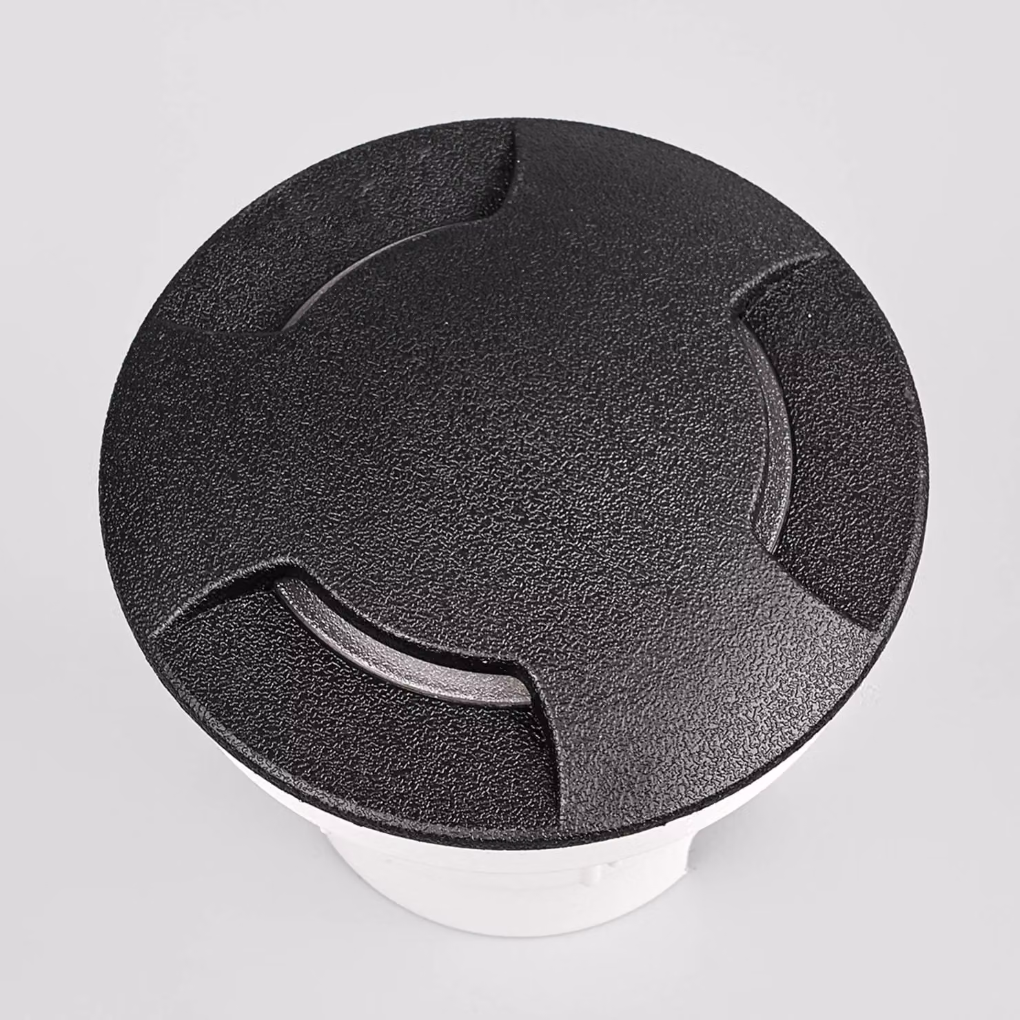 Fumagalli Spot LED da interrare Ceci 120-3L nero CCT CECI, Nero, Plastica, Moderno, Faretto da incasso da terra