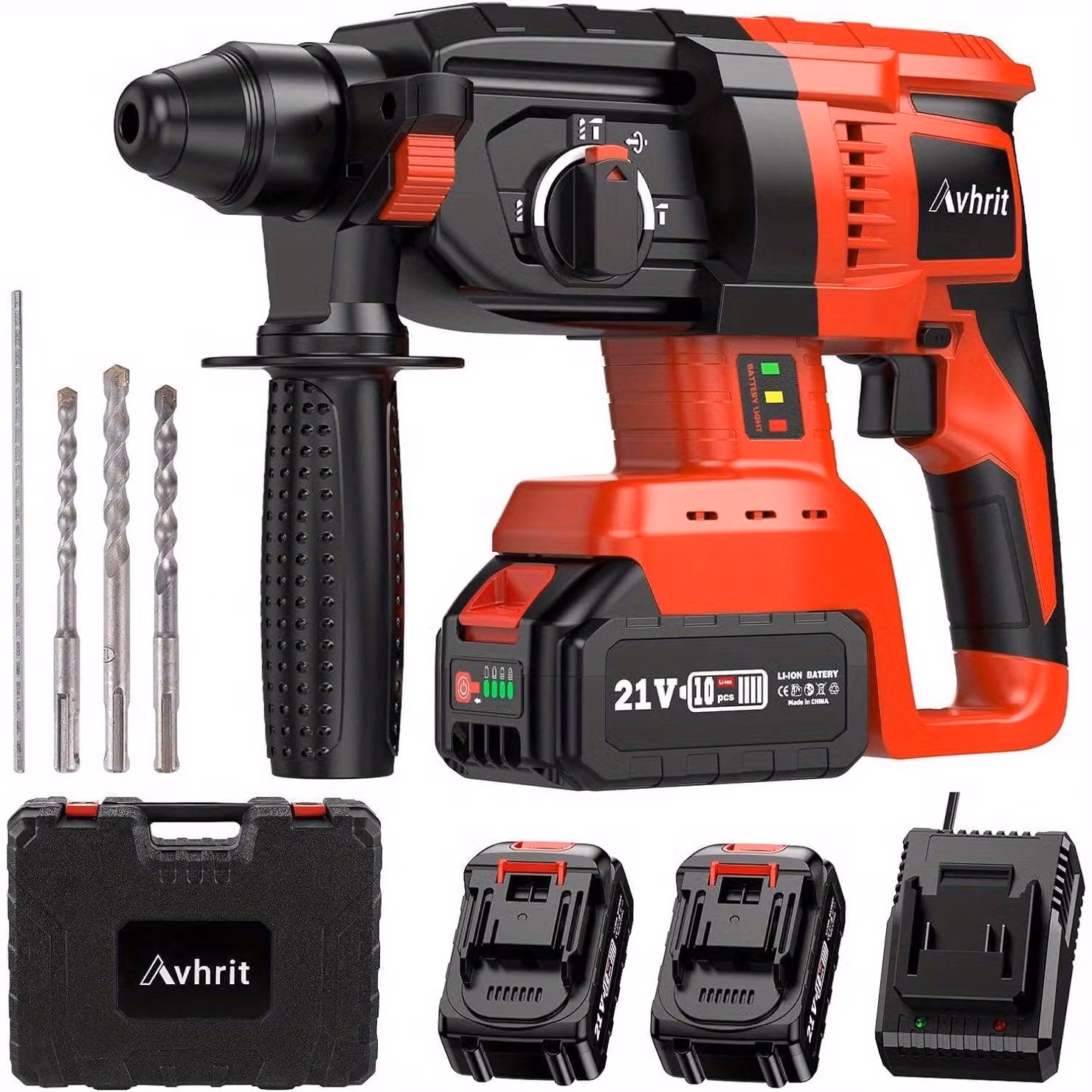 Trapano avvitatore a batteria – Trapano a percussione – Trapano avvitatore – Trapano avvitatore brushless – Senza fili